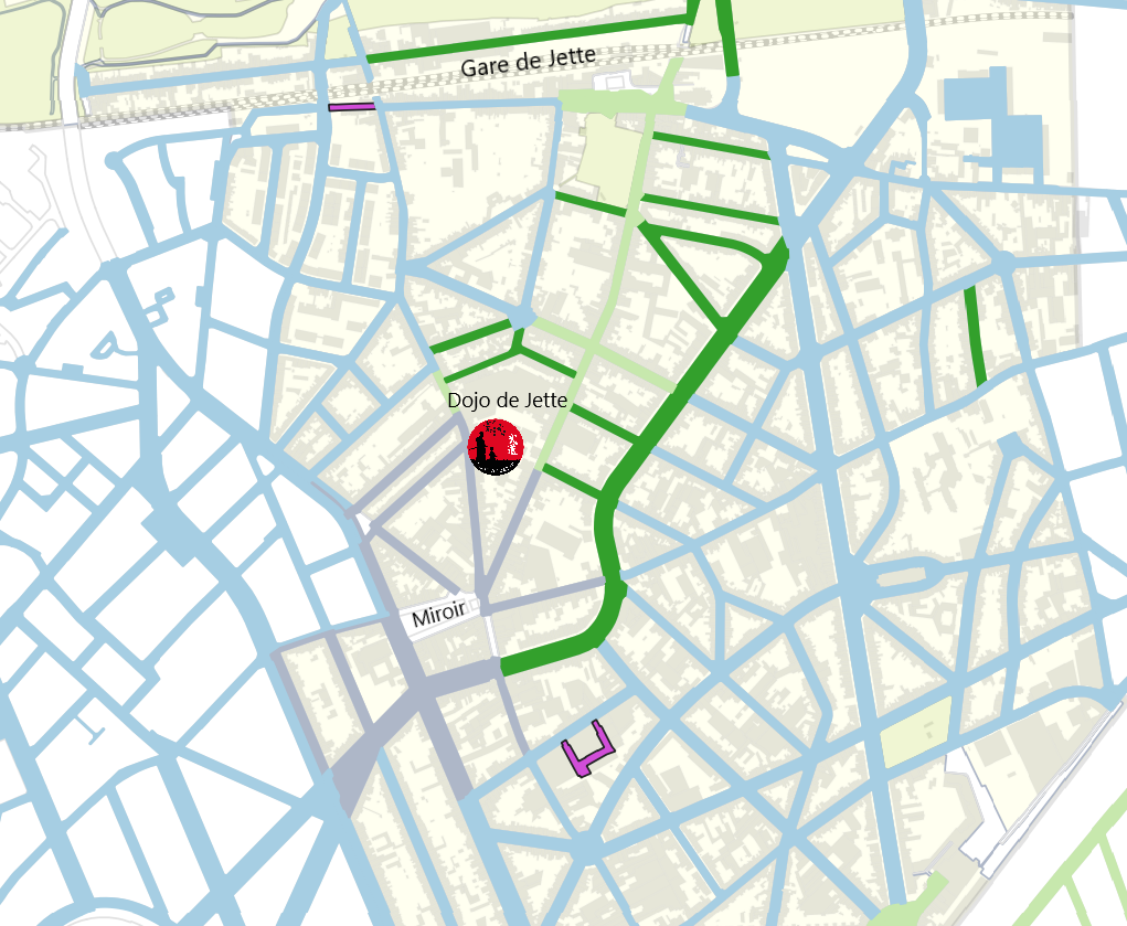 Le Dojo de Jette Nouveau plan de Stationnement Jette 2021